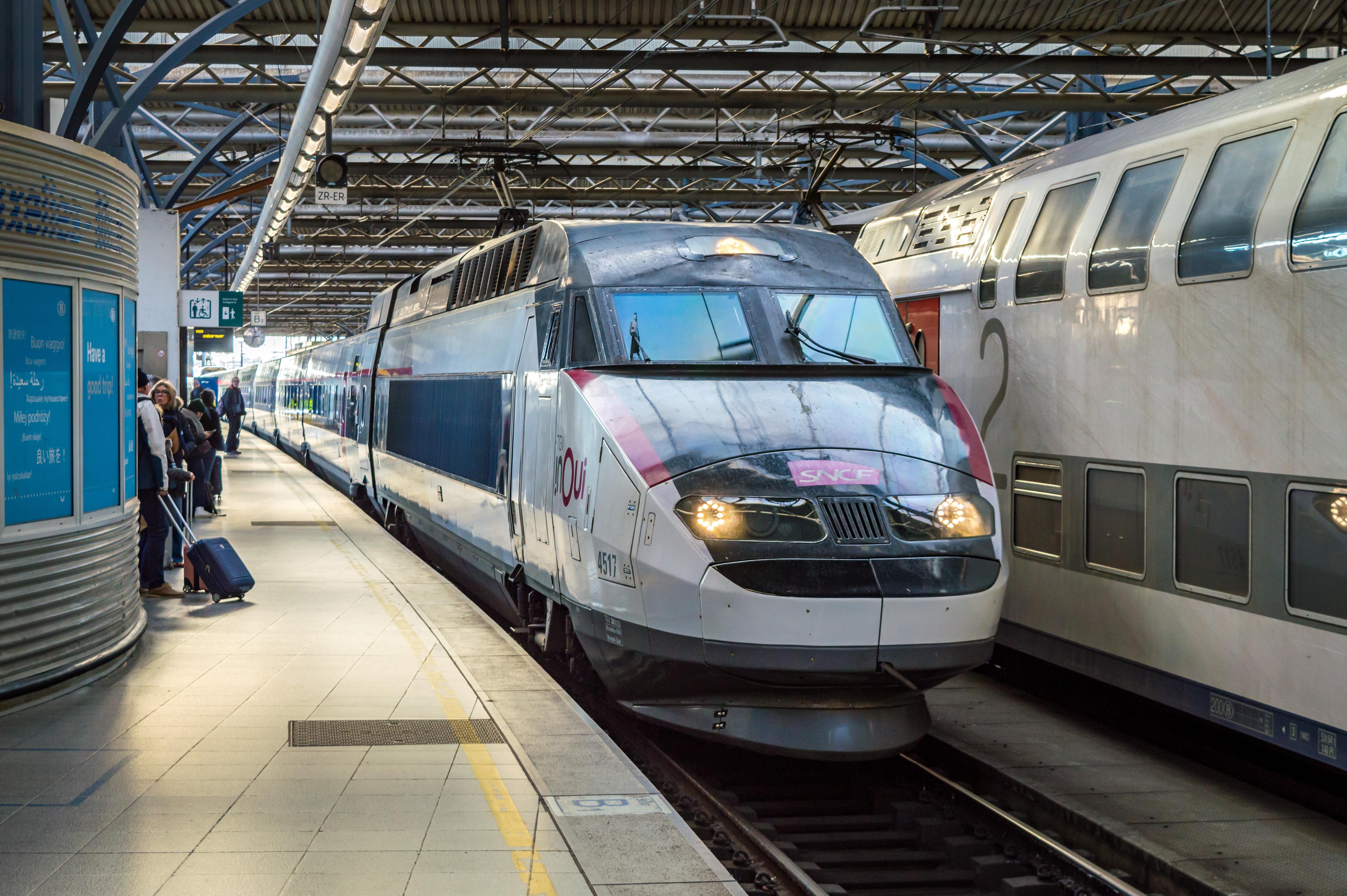 TGV Réseau departing from Bruxelles-Midi