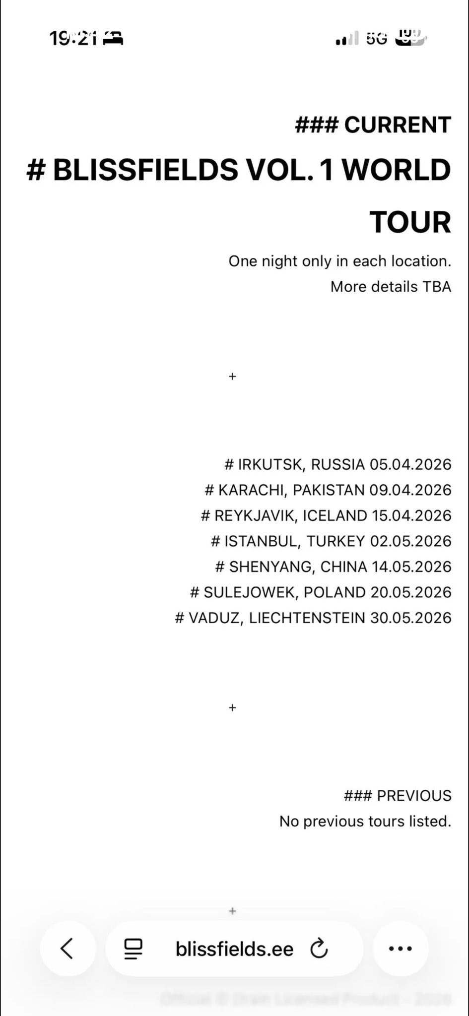 Irkutsk → Karachi → Reykjavik → Istanbul → Shenyang → Sulejowek → Vaduz 