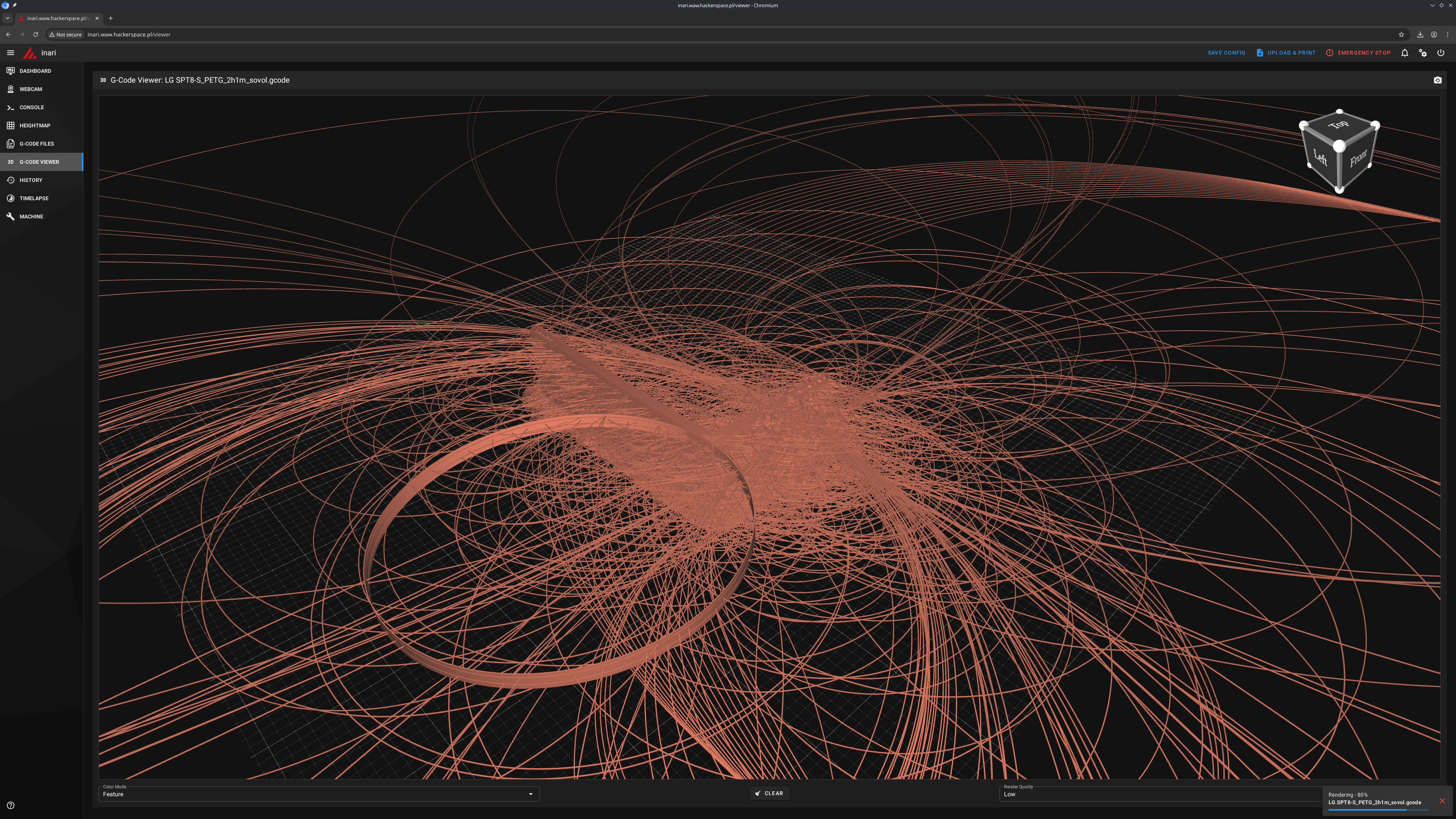 gcode preview showing an absolute mess of a spaghetti that's been generated with the use of a slopgenerator