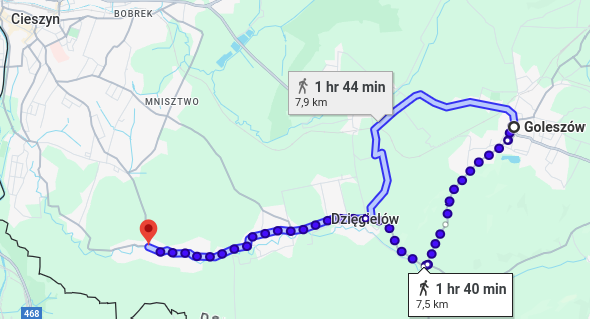 trasa z goleszowa